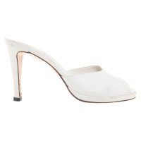 Chanel Sandals Leather in White