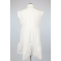 Claudie Pierlot Kleid aus Baumwolle in Weiß