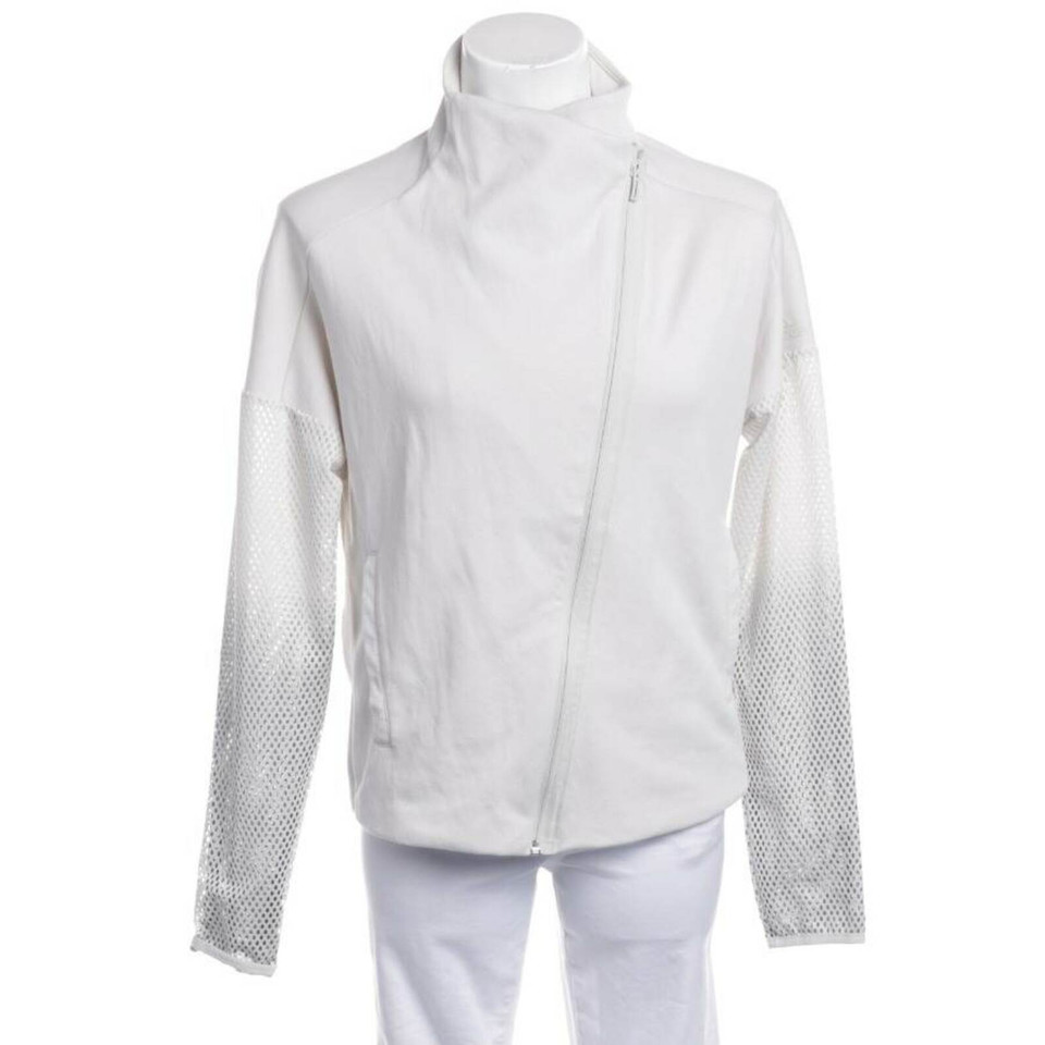 Adidas Jacke/Mantel aus Baumwolle in Weiß
