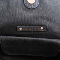 Céline Bittersweet Hobo Bag aus Canvas in Schwarz