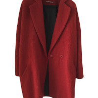 Comptoir Des Cotonniers Manteau rouge en laine