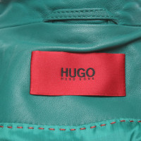 Hugo Boss Giacca/Cappotto in Pelle in Verde