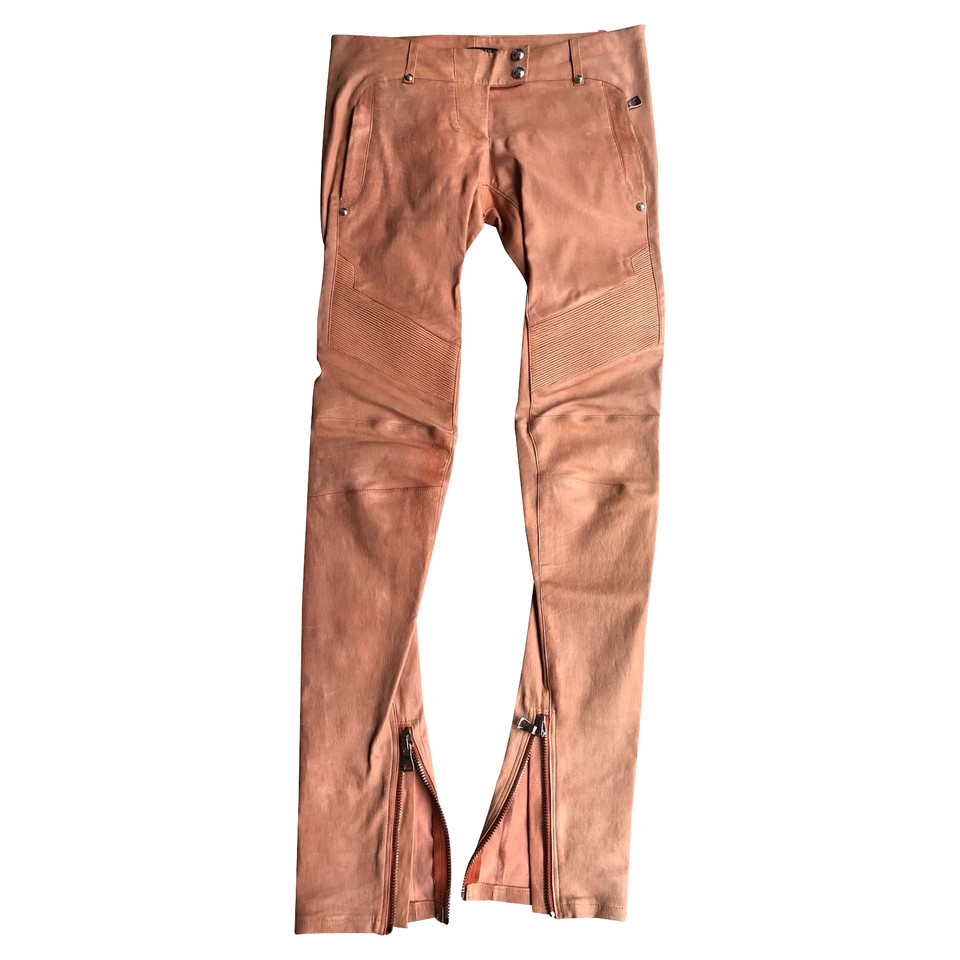 Balmain leather pants