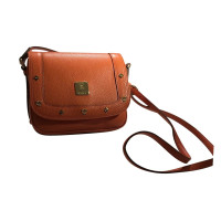 Mcm Orange Ledertasche 