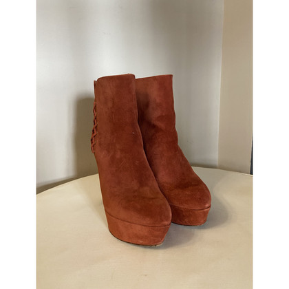 Sergio Rossi Ankle boots Suede in Brown