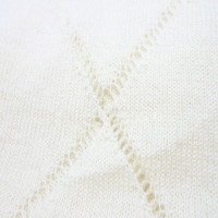 Chanel Schal/Tuch aus Wolle in Weiß