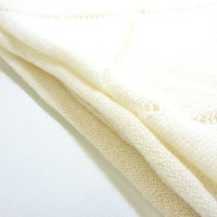 Chanel Schal/Tuch aus Wolle in Weiß