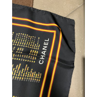 Chanel Scarf/Shawl Silk in Black