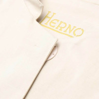 Herno Jacke/Mantel aus Baumwolle in Weiß