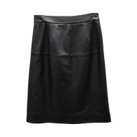 Coach Skirt Leather in Black