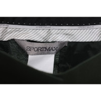 Sportmax Trousers Wool in Green