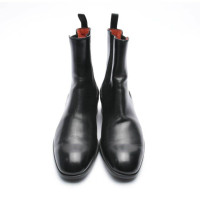 Santoni Ankle boots Leather in Black