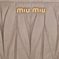 Miu Miu Matelassé leather wallet
