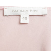 Patrizia Pepe Seiden-Oberteil in Rosa