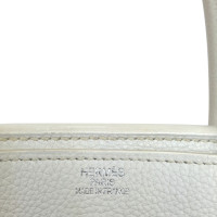 Hermès Birkin Bag 40 aus Leder in Weiß