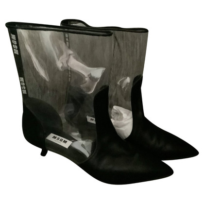 Msgm Ankle boots Leather in Black