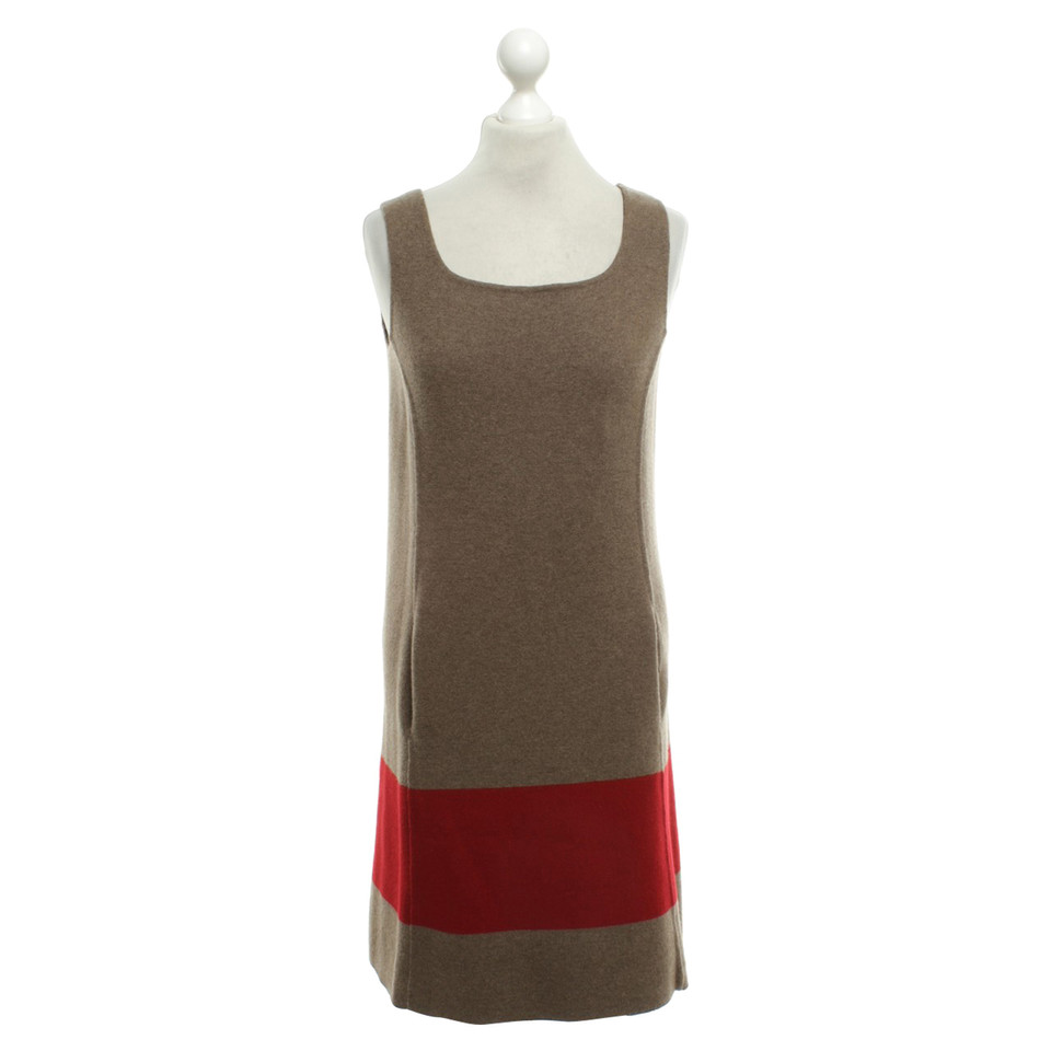 Loro Piana Cashmere Dress in Black / Red