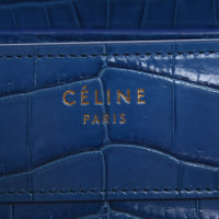 Céline Luggage en Cuir en Bleu