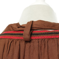 Sack's Dress Viscose in Brown