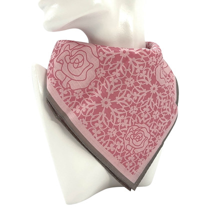 Yves Saint Laurent Schal/Tuch aus Baumwolle in Rosa / Pink