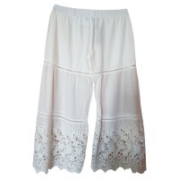 Twin Set Simona Barbieri Trousers Cotton in White