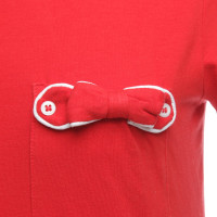 Moschino Love Top Cotton in Red