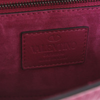 Valentino Garavani Lock Leather in Fuchsia