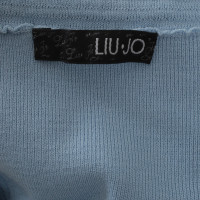 Liu Jo vestito lavorato a maglia blu chiaro