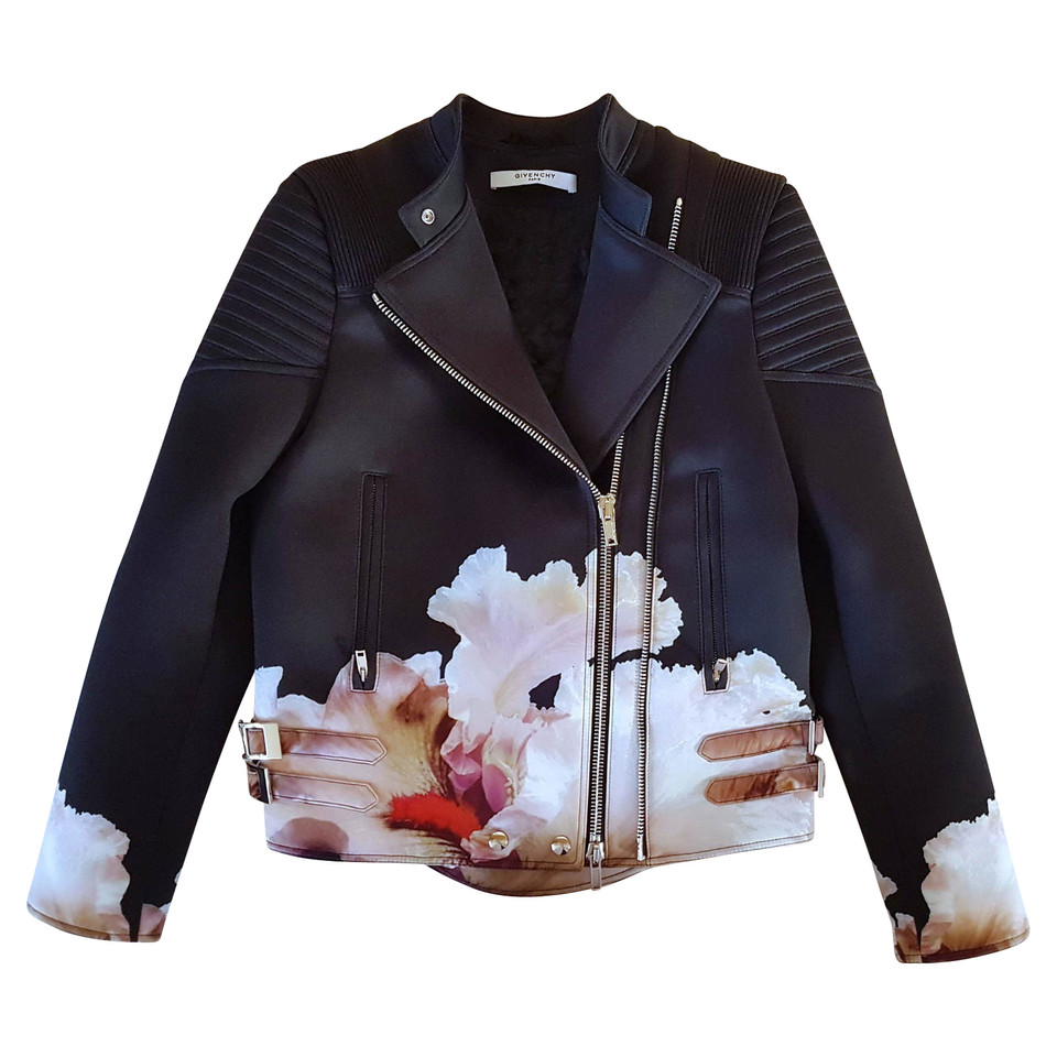 Givenchy giubbotto in neoprene con stampa floreale