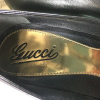 Gucci Schwarzes Leder pumps