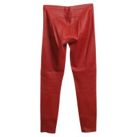 Altre marche Pantaloni in rosso da stretchleather