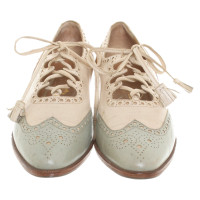Hermès Lace-up shoes Leather in Cream