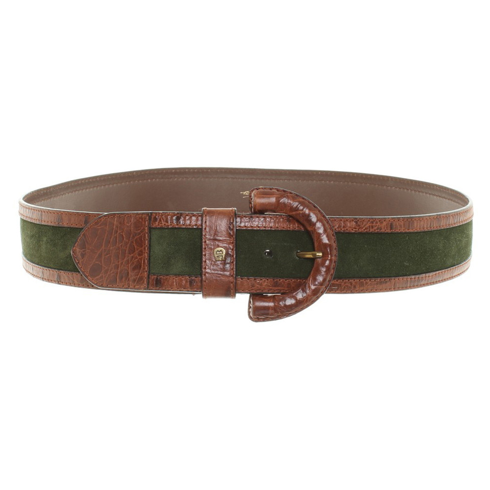 Aigner Leather belt in bicolor