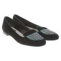 Christian Dior Slipper mit Wendepailletten