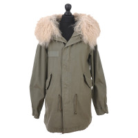 Mr&Mrs Italy Veste/Manteau en Coton en Olive