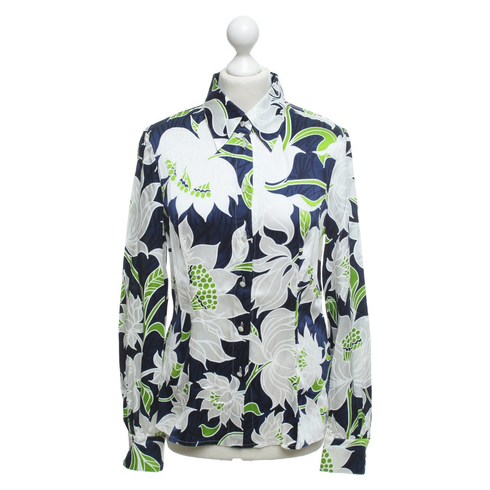 Escada Blouse with a floral pattern