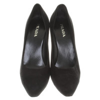 Prada pumps suède