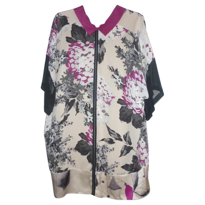 Andere Marke Antonio Marras - Florales Seidenkleid mit Schleife