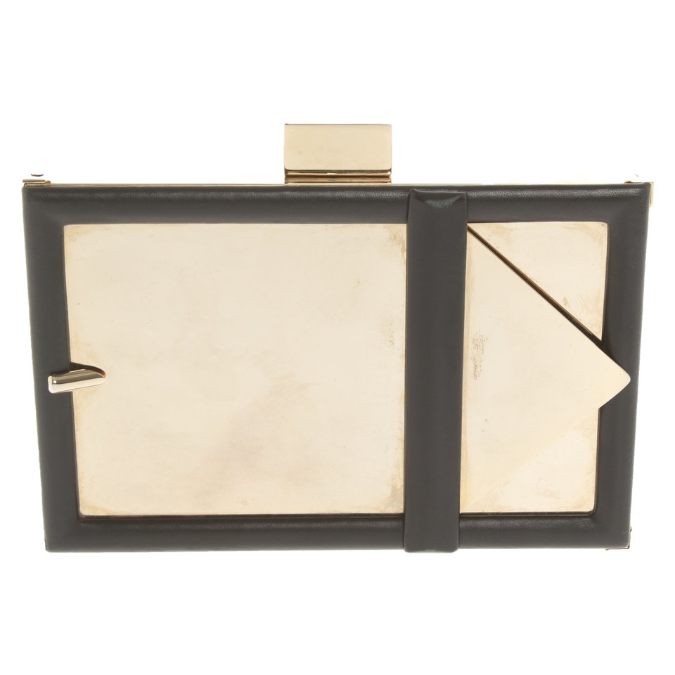 N°21 Clutch Bag in Gold