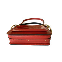 Chloé Roy Medium Shoulder Bag en Cuir verni en Rouge