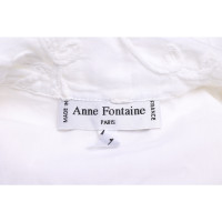 Anne Fontaine Oberteil aus Baumwolle in Weiß