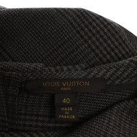 Louis Vuitton Top Plaid en noir / noir