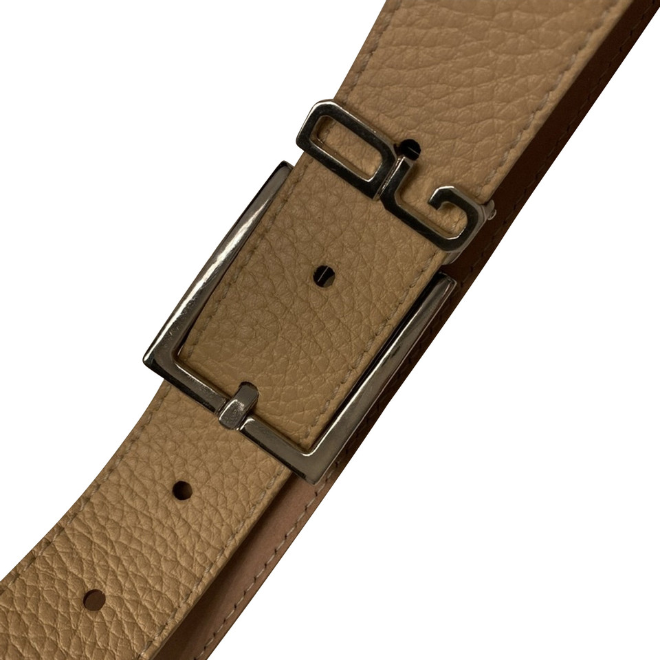 Dolce & Gabbana Belt Leather in Beige