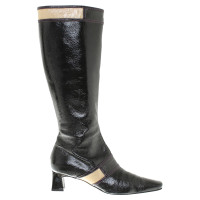 Pollini Boots patent leather
