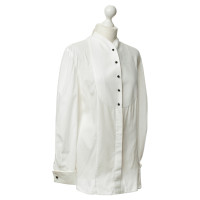 Armani Tuxedo blouse in white