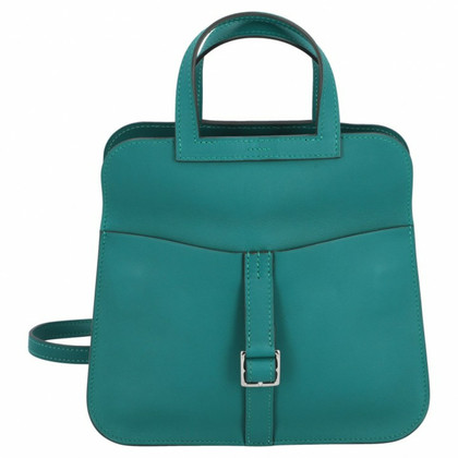 Hermès Halzan Mini 22 Leather in Green