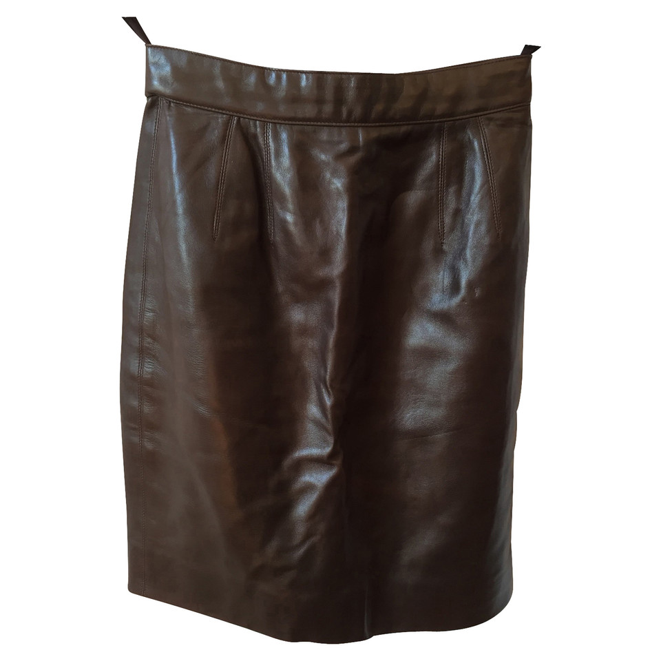 Christian Dior skirt in leather