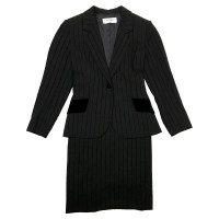 Yves Saint Laurent Suit Wol in Zwart