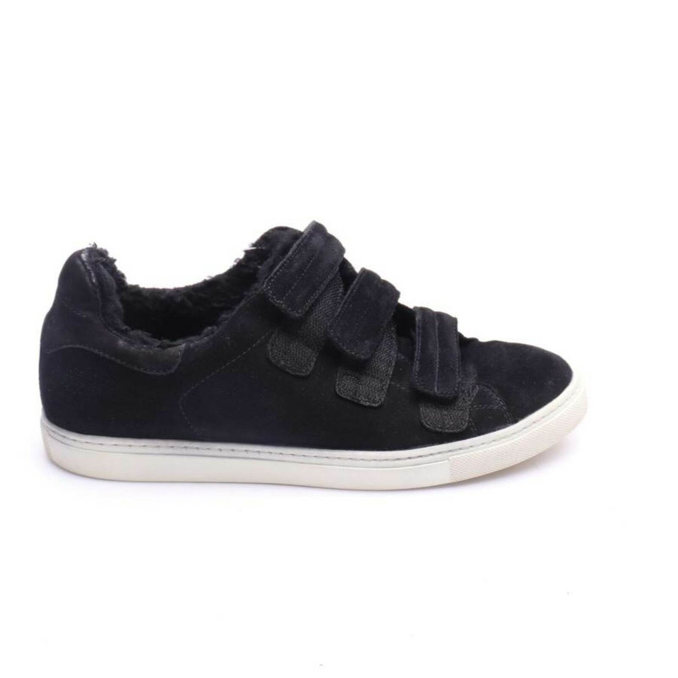 Iro Sneakers Leer in Zwart