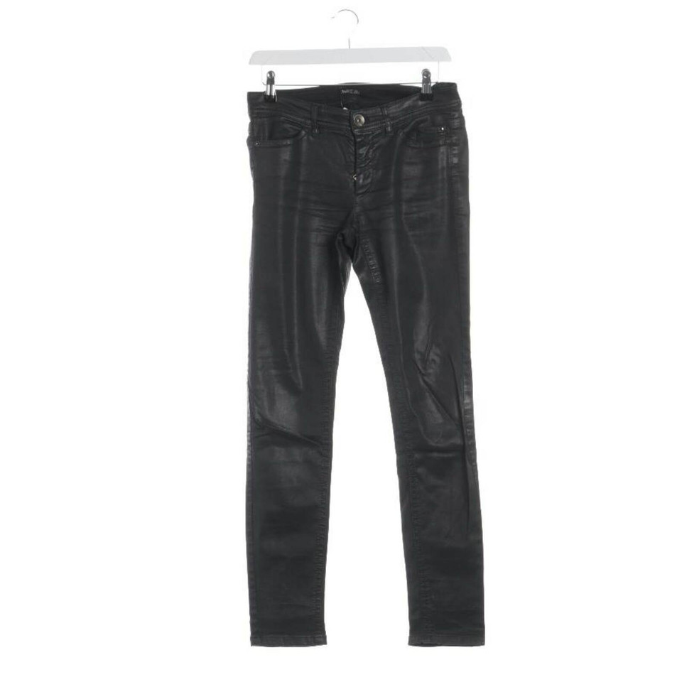 Marc Cain Paire de Pantalon en Coton en Noir